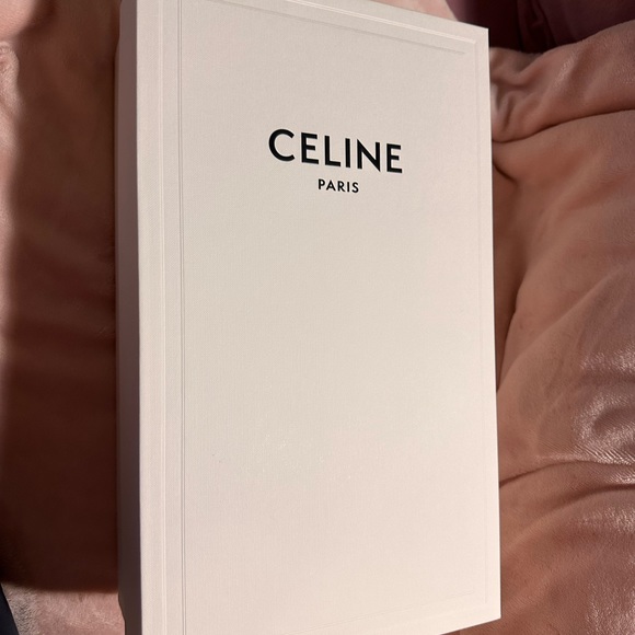 Celine Blank Low Lace Up Sneaker with Toe Cap in Canvas and Calfskin - Off White - Picture 15 of 16